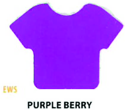 Siser HTV Vinyl  Easy Weed Stretch Purple Berry 12"x15" Sheet - VWST90-15X12SHT